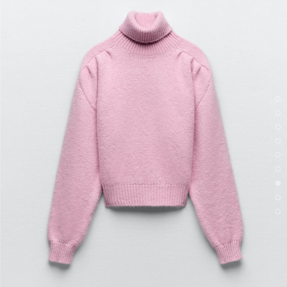 ZARA TURTLE NECK KNIT SWEATER SMALL